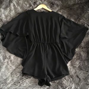 Backless Cape Romper